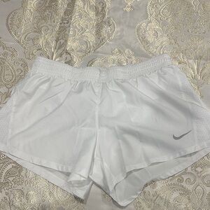Nike Women's White Athletic Shorts